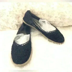 TimeTrue Black spadrilles alpargatas Women Size 10